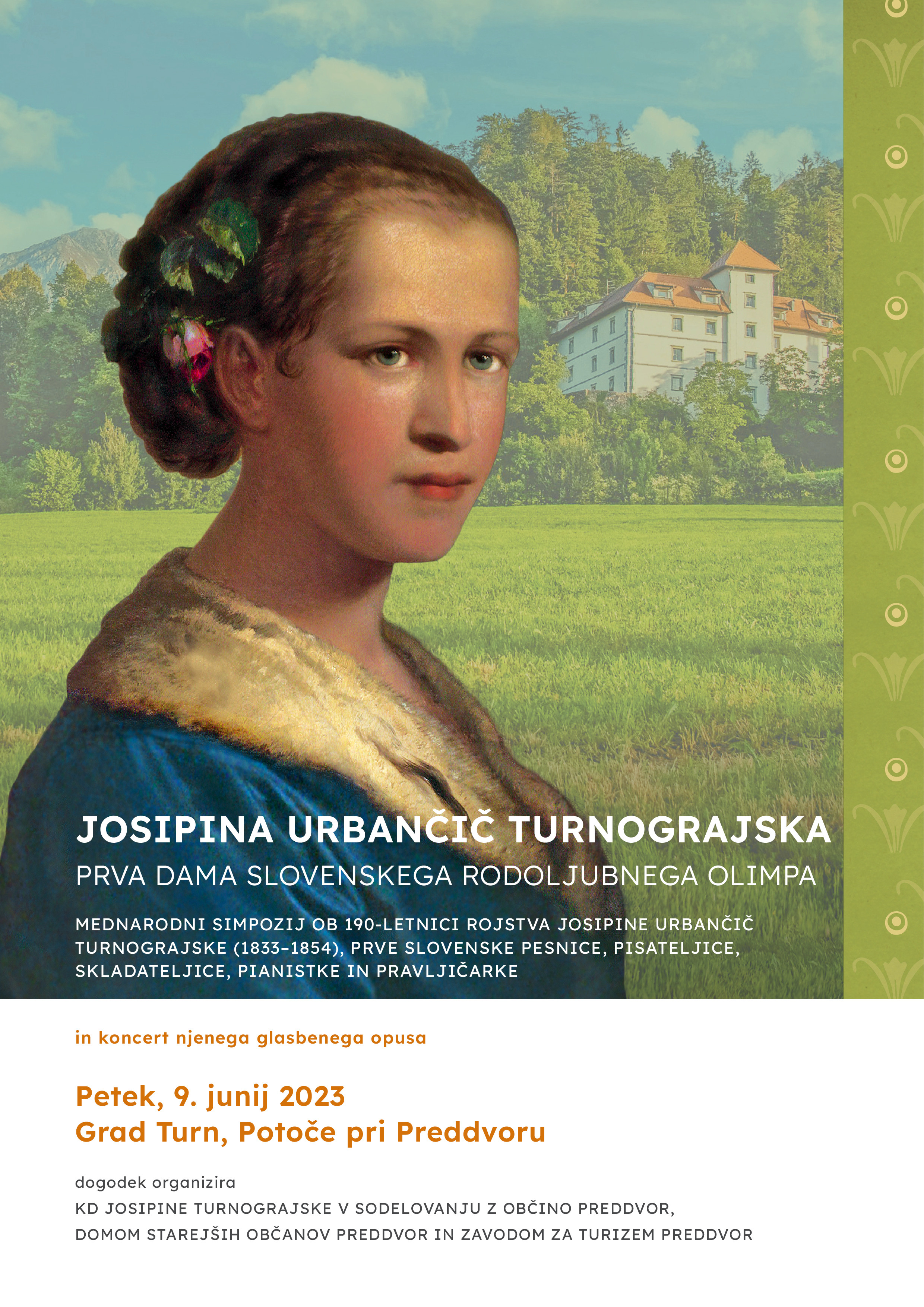 Svečana prireditev v počastitev 190-letnice rojstva Josipine Urbančič Turnograjske