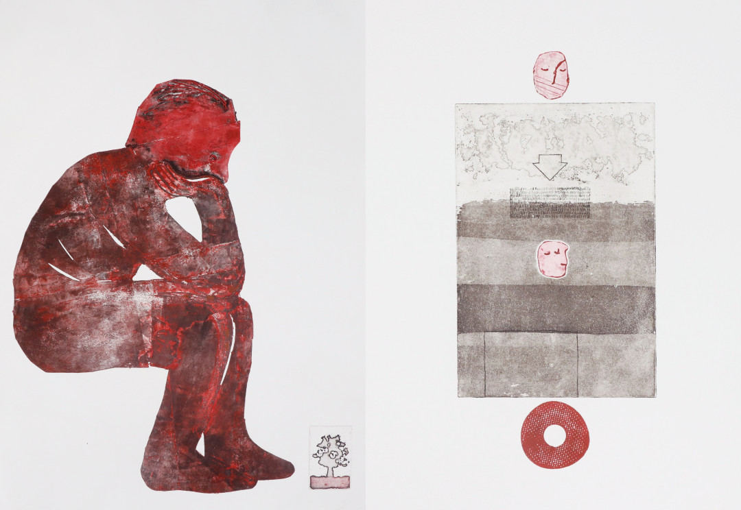 Vesna Drnovšek in Nataša Mirtič I Dve v vrsto, odprtje razstave