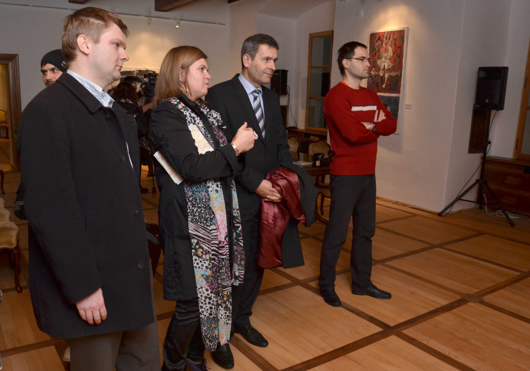 Odprtje razstave, Jože Ciuha: Podobe časa