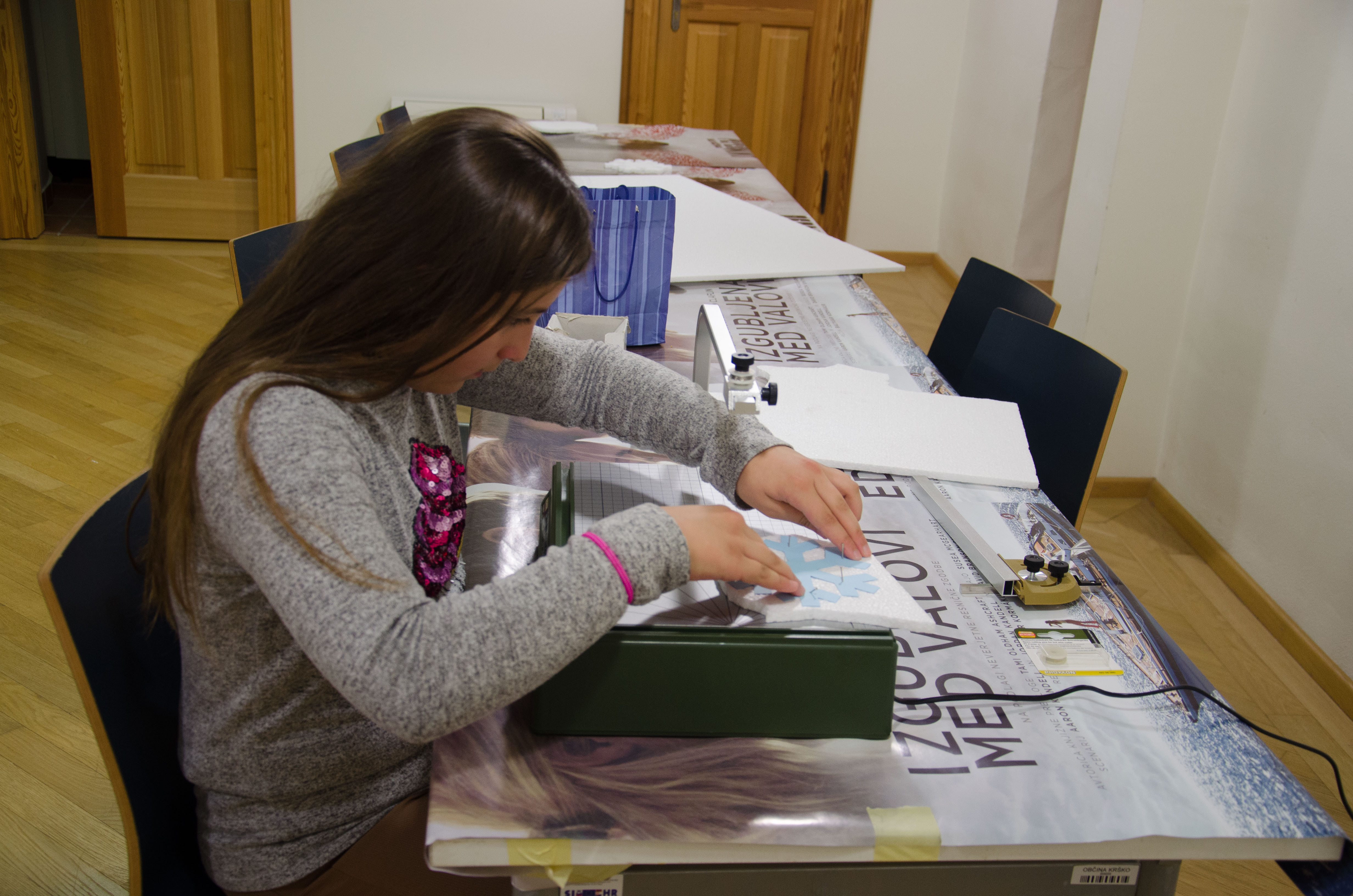 Adventni utrinki Krškega: Okraski iz stiroporja