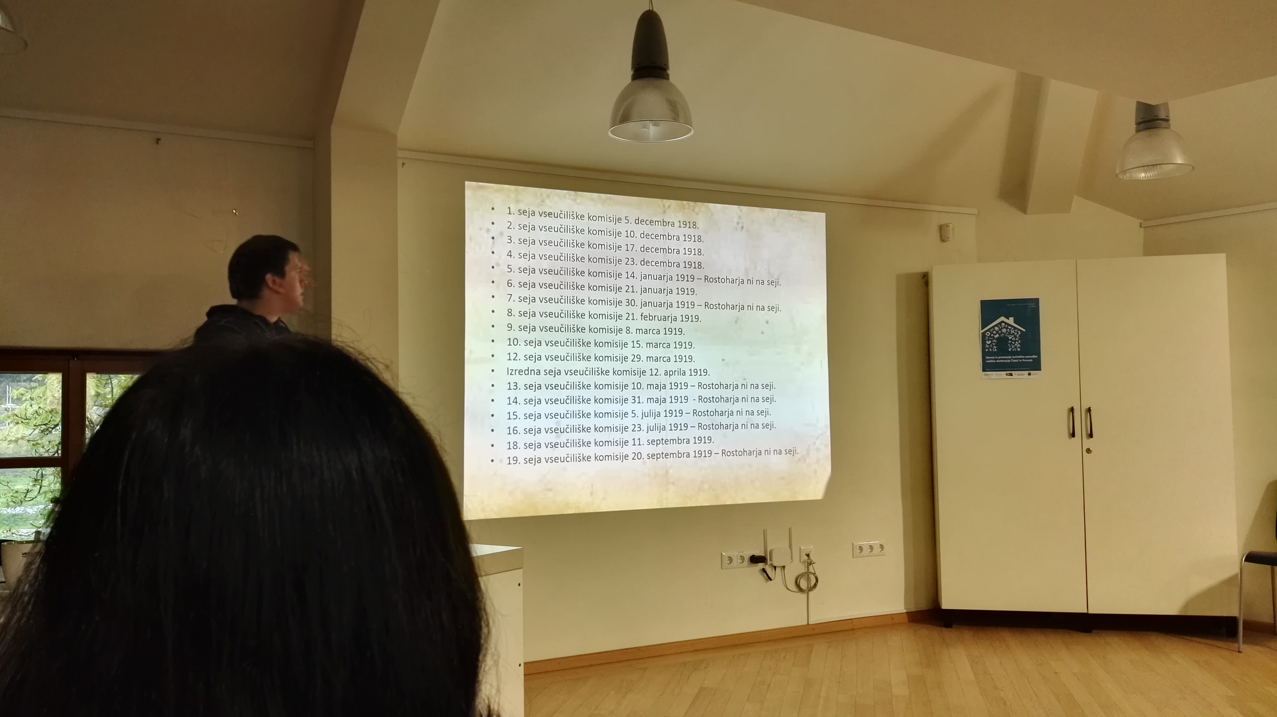 Borut Brezar I Mihajlo Rostohar in ljubljanska univerza, strokovno predavanje