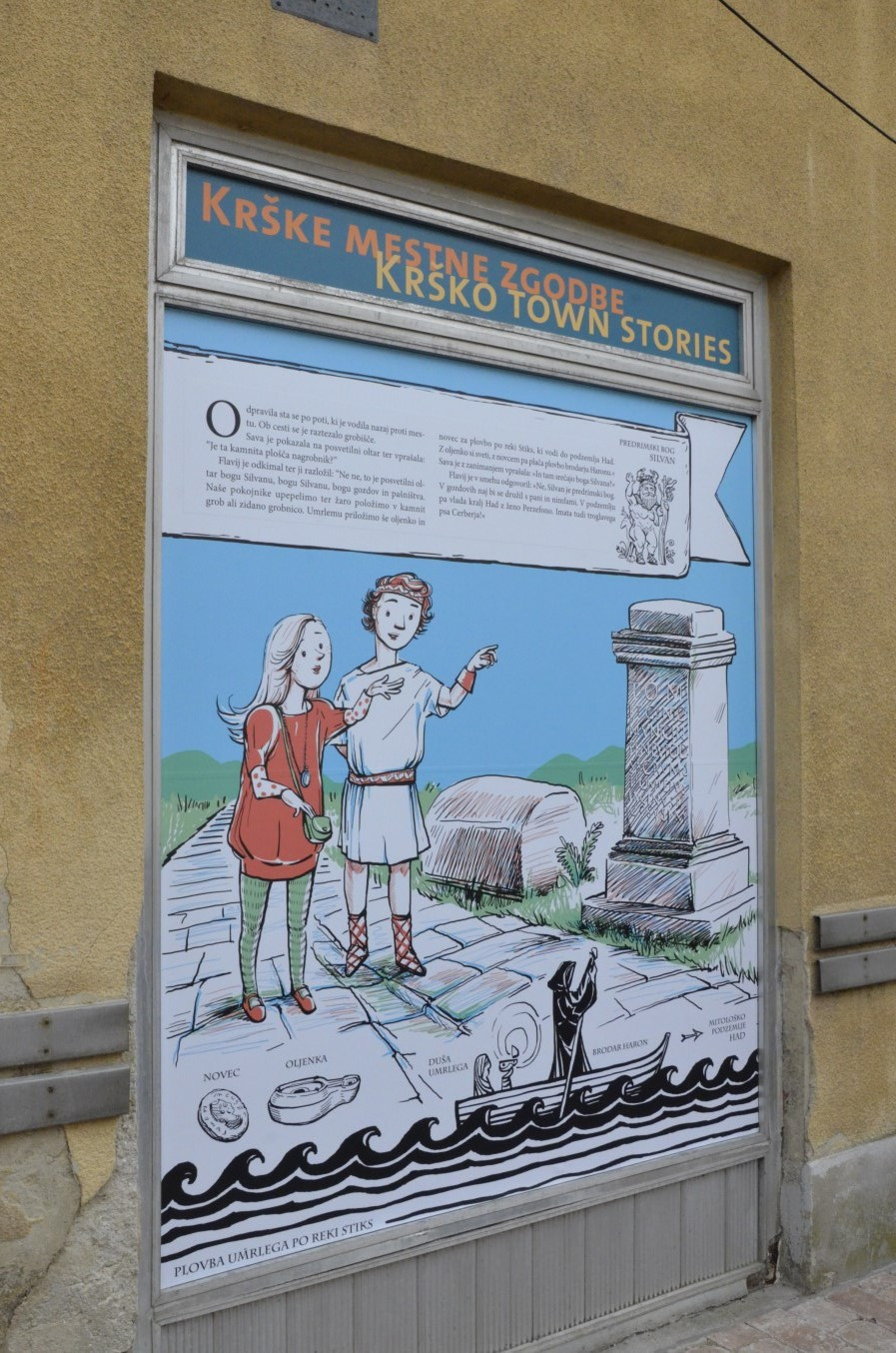 Deklica Sava raziskuje Neviodunum