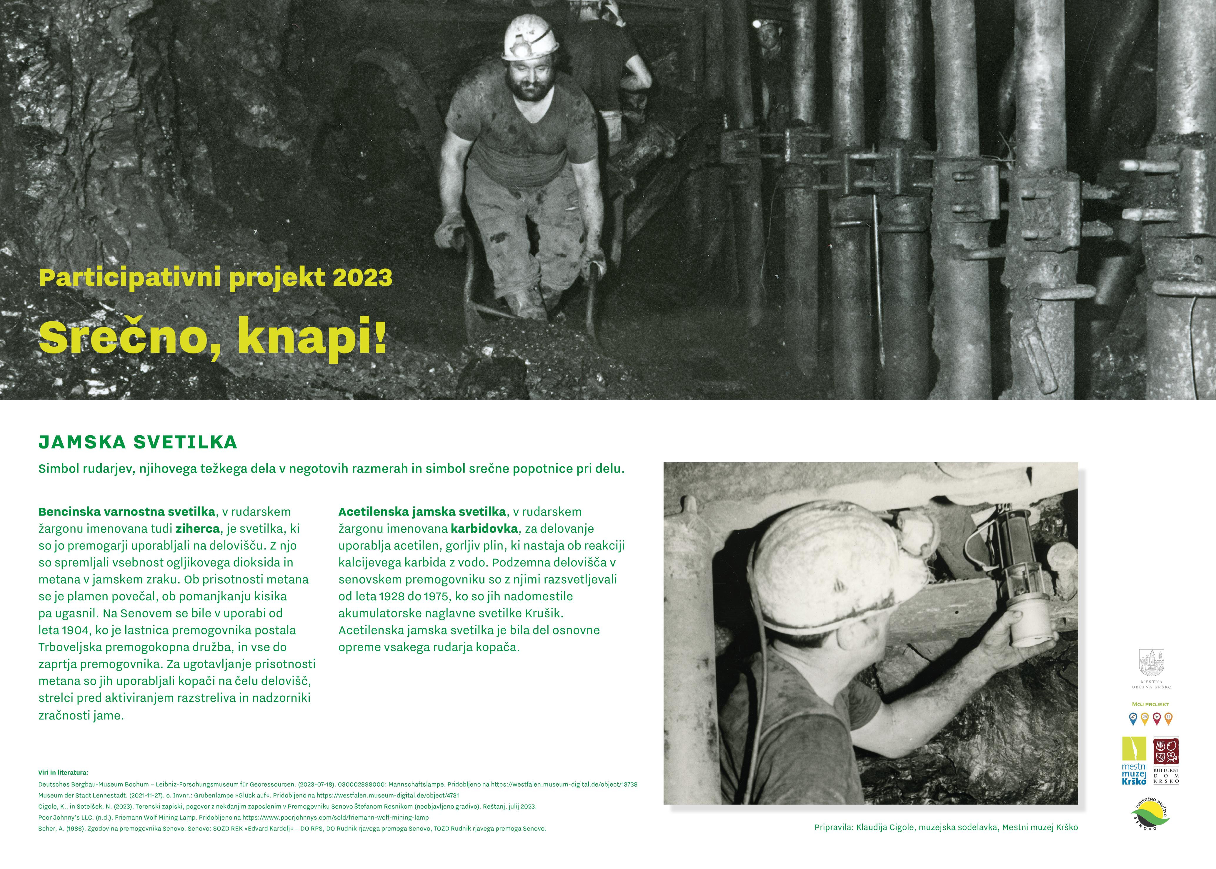 Participativni projekt 2023: Srečno, knapi!