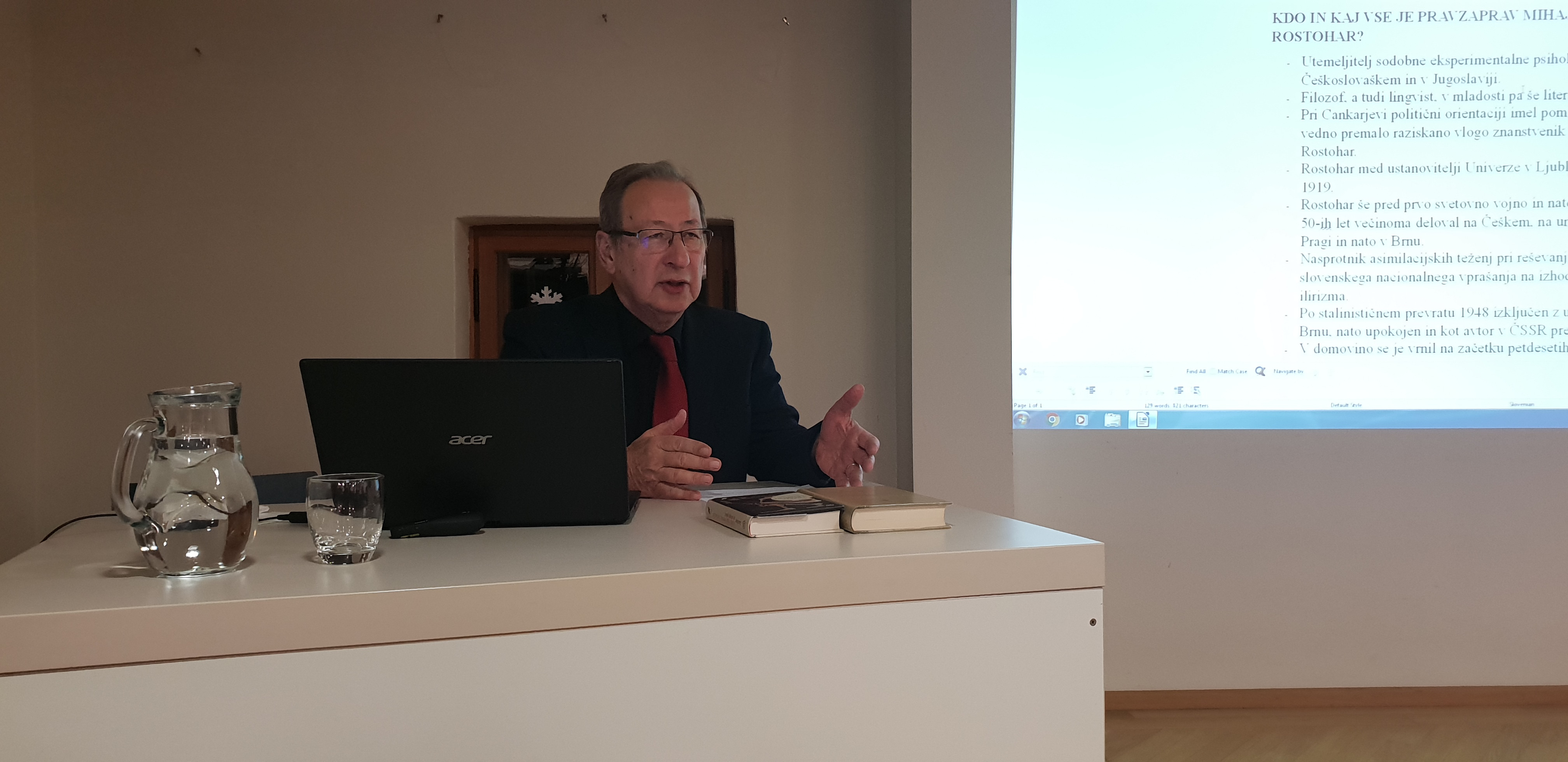 Peter Kuhar: Cankar, Rostohar in slovenstvo, strokovno predavanje
