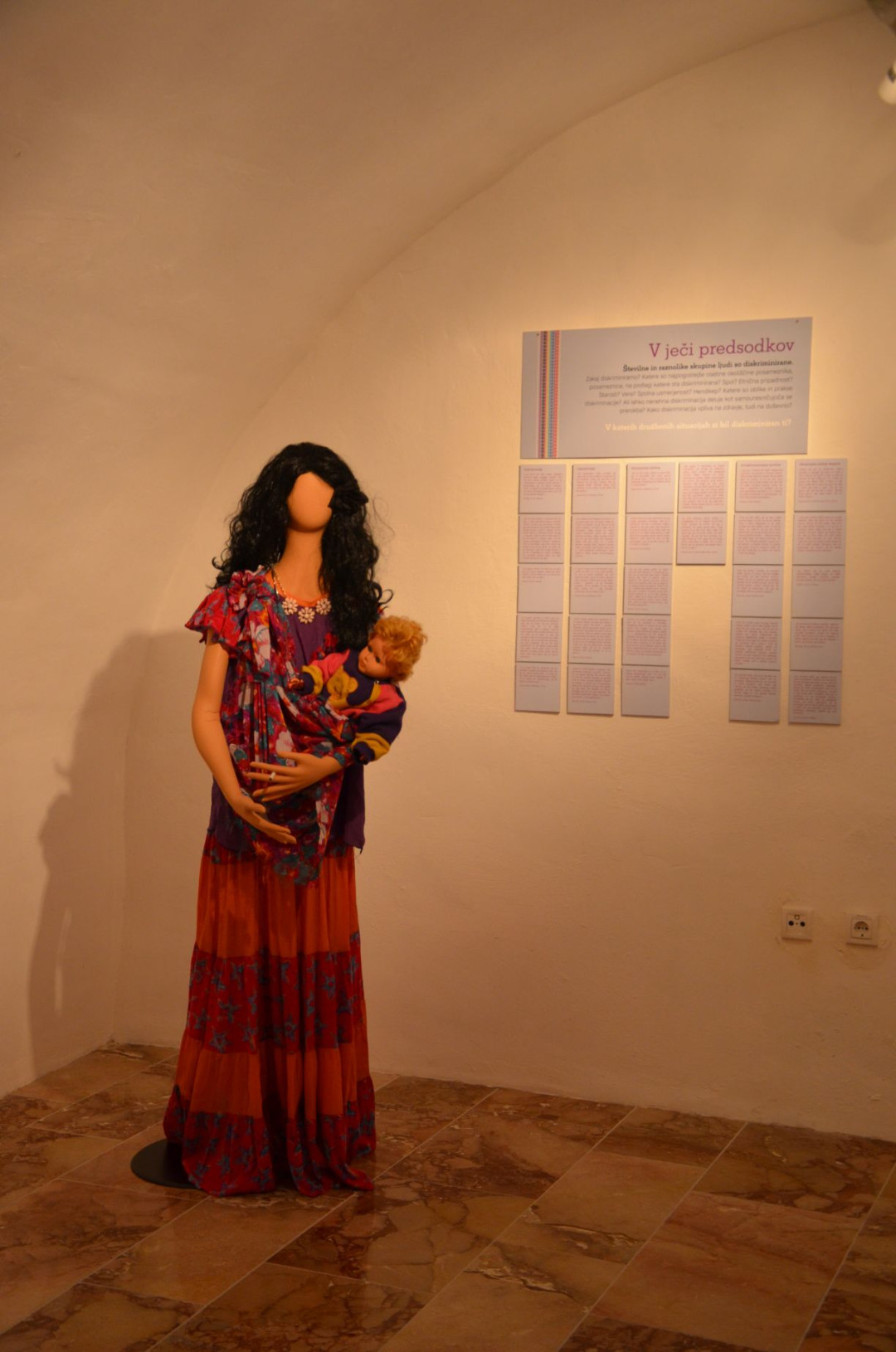 Rojstvo, izkušnje Rominj, odprtje razstave