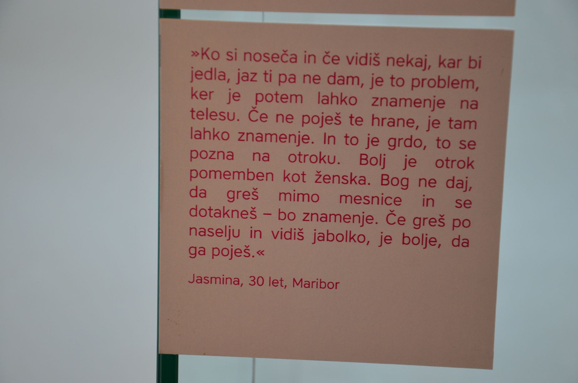Rojstvo, izkušnje Rominj, odprtje razstave
