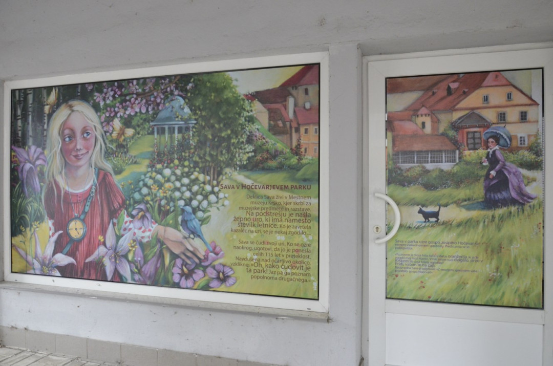 Sava na obisku pri  Josipini Hočevar