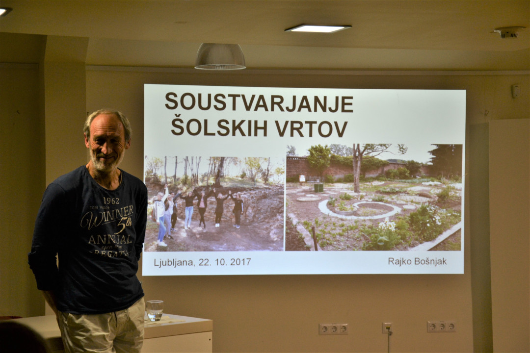 Soustvarjanje šolskih vrtov, predavanje