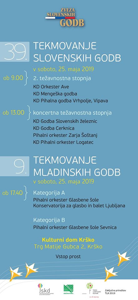 39. tekmovanje slovenskih godb in 9. tekmovanje mladinskih godb