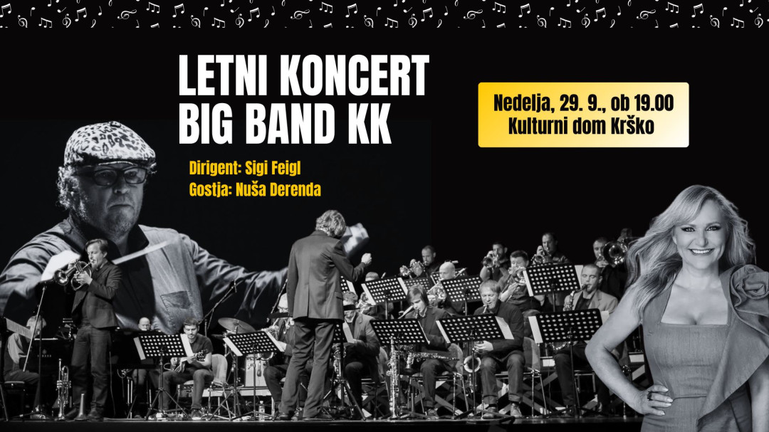 Big Band Krško in dirigent Sigi Feigl