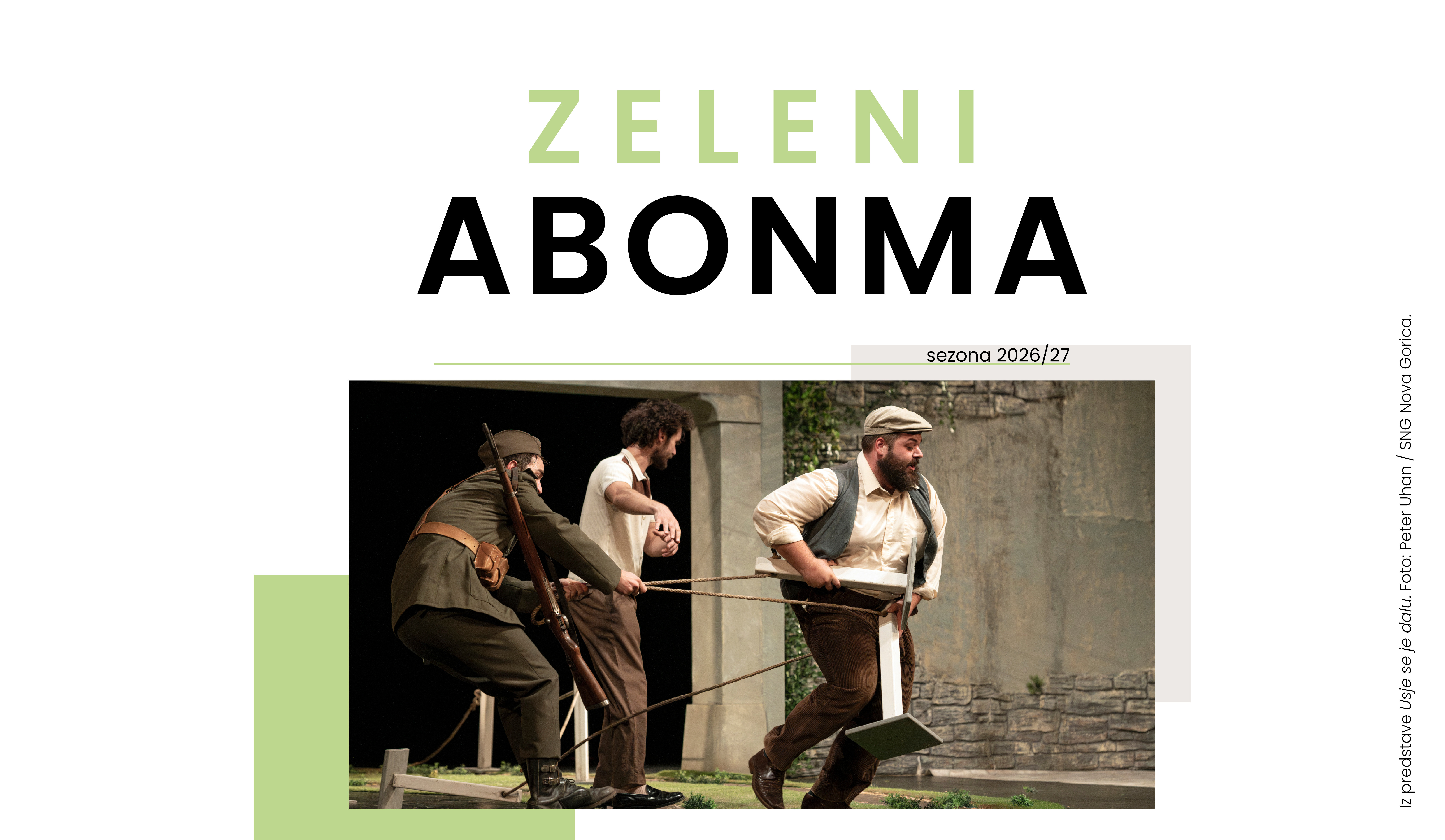 Gledališki abonmaji 2026/27 - Zeleni in Modri abonma