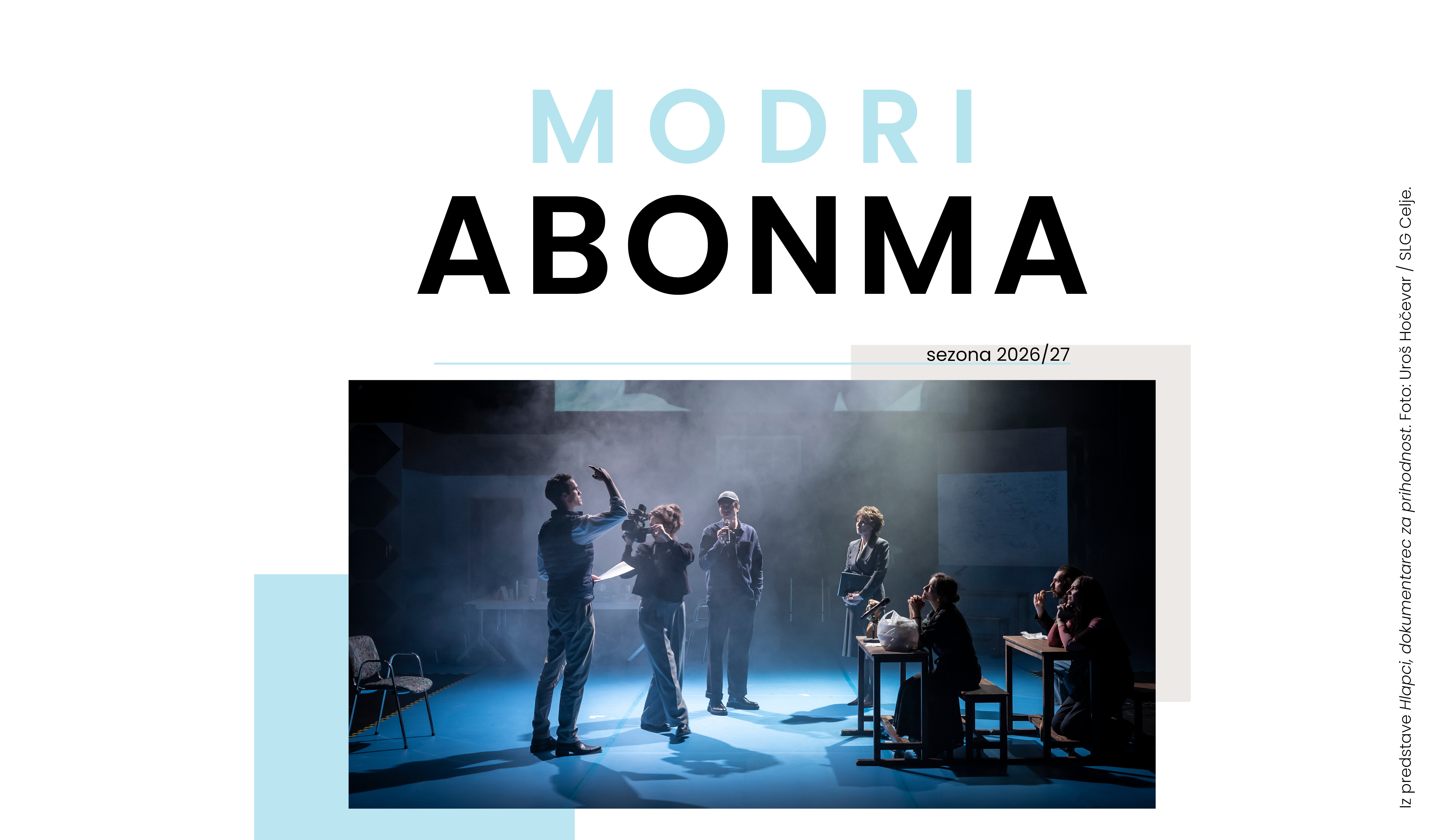 Gledališki abonmaji 2026/27 - Zeleni in Modri abonma