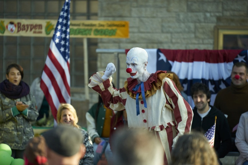 Klovn v koruznem polju