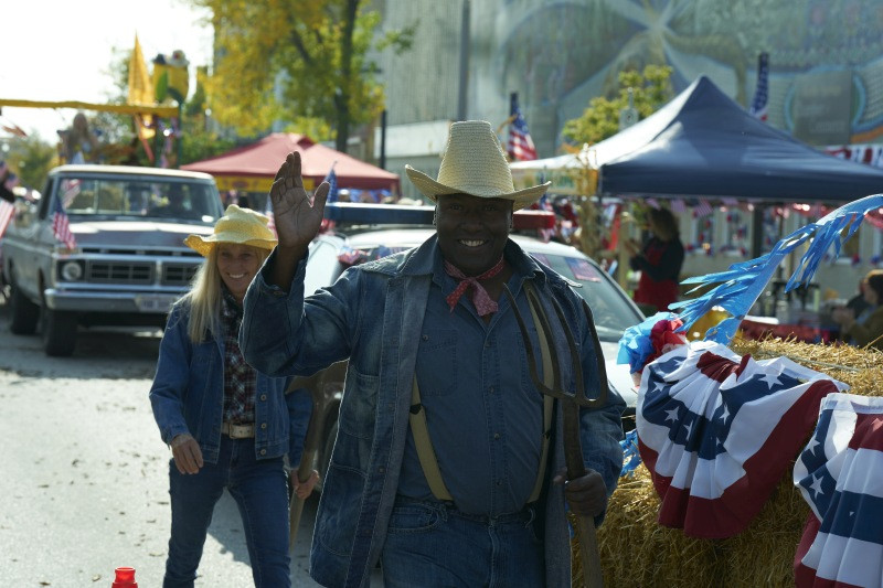 Klovn v koruznem polju