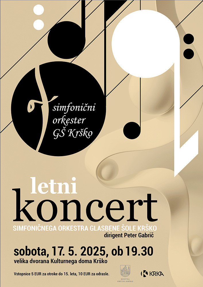 Letni koncert Simfoničnega orkestra Glasbene šole Krško