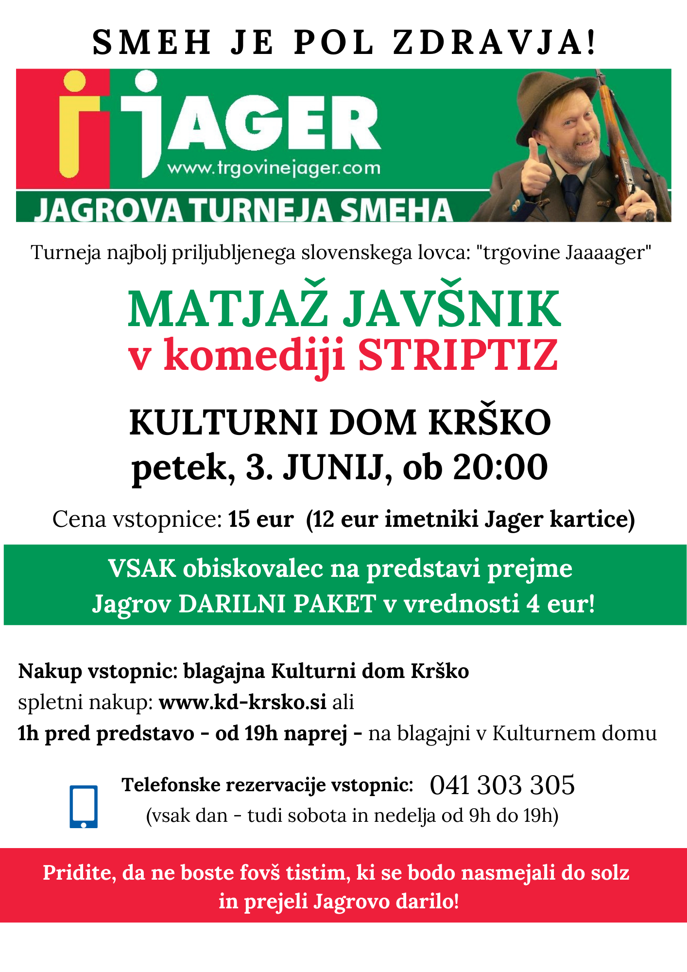 Matjaž Javšnik na Jagrovi turneji smeha