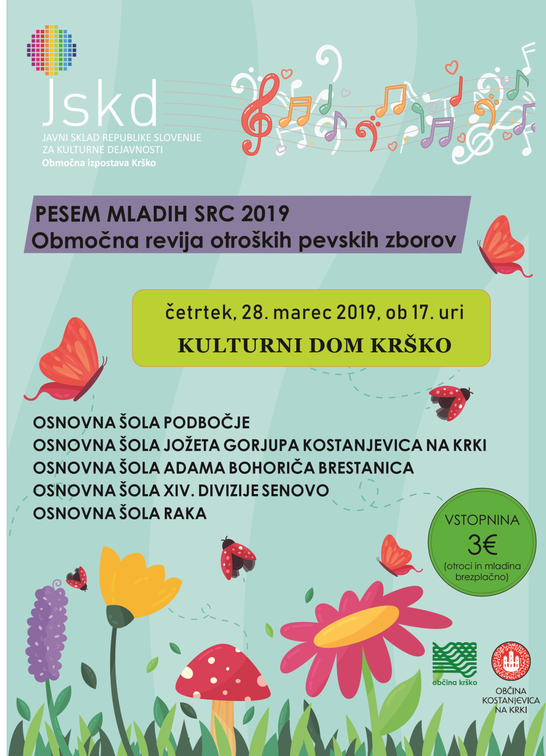 Pesem mladih src 2019 - Območna revija otroških pevskih zborov