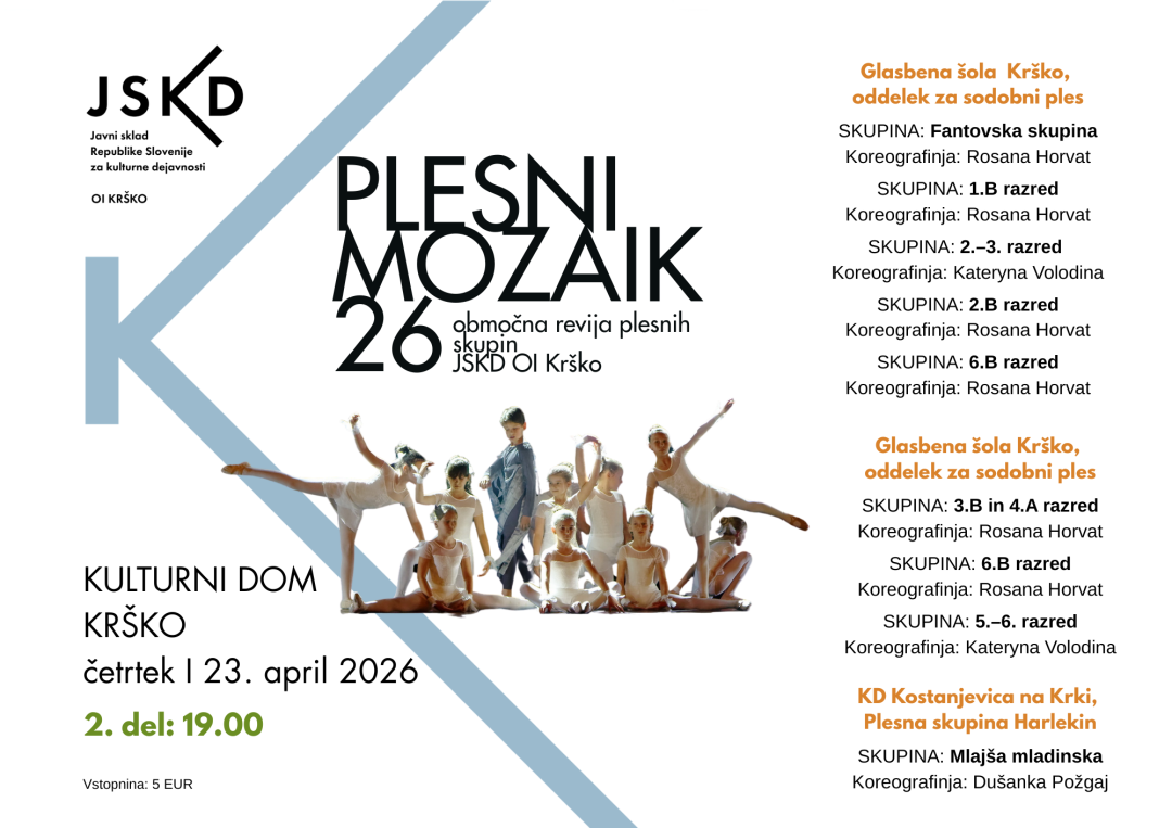 Plesni mozaik 2026 - 2. del