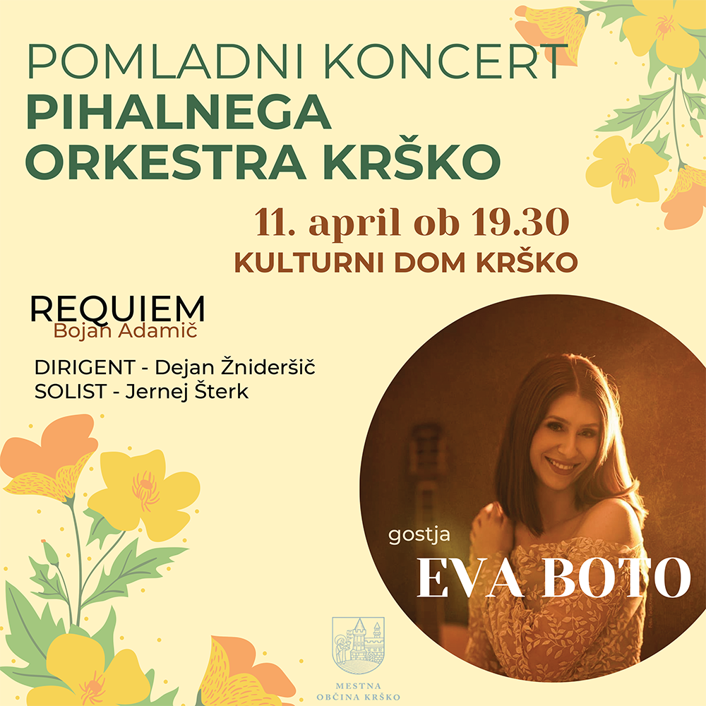 Pomladni koncert Pihalnega orkestra Krško z Evo Boto