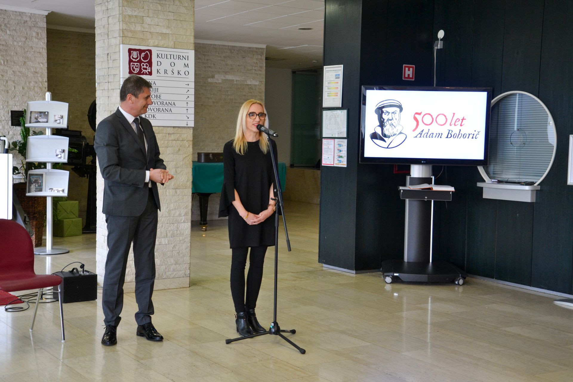 Predstavitev poštne znamke - 500. obletnica rojstva Adama Bohoriča