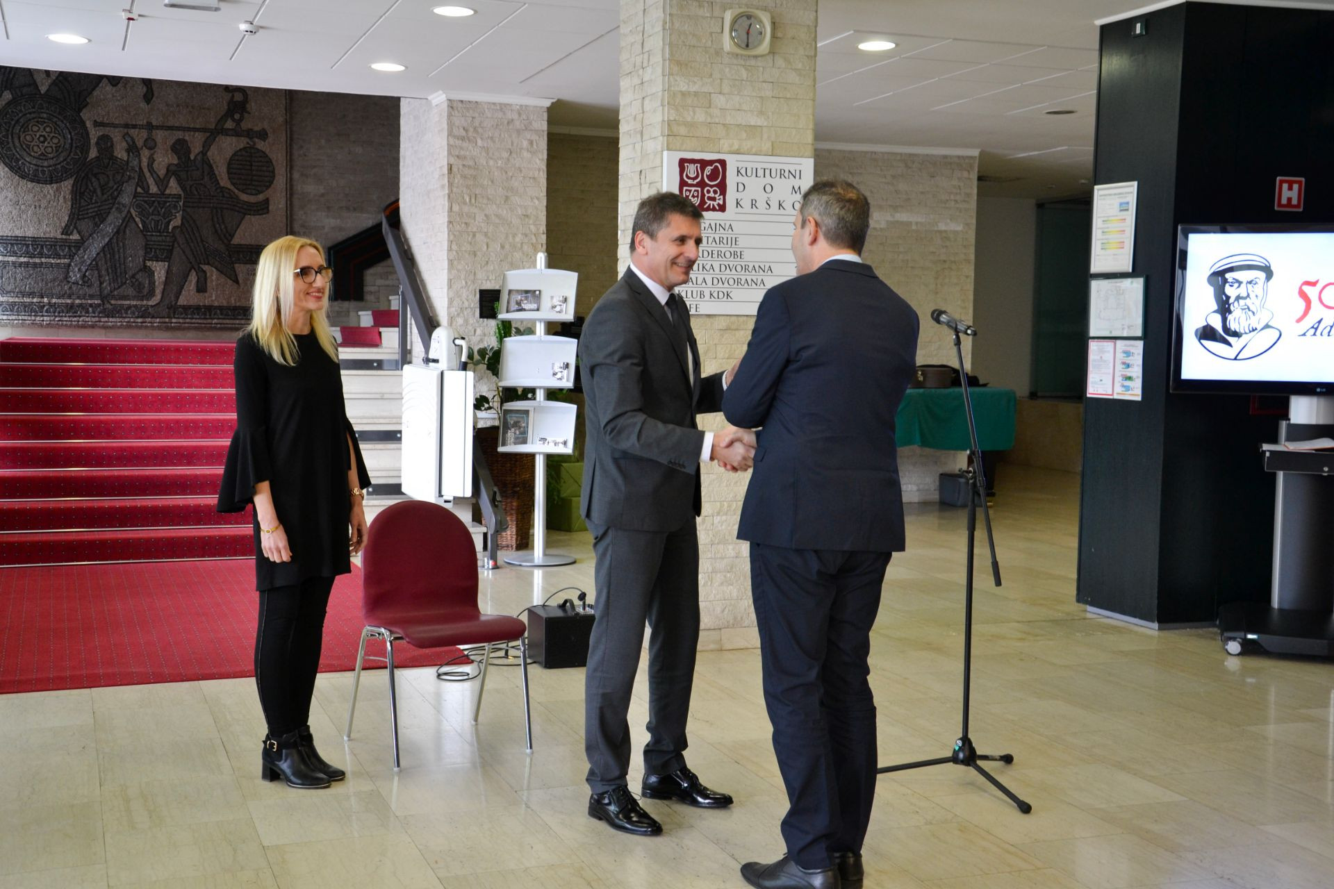 Predstavitev poštne znamke - 500. obletnica rojstva Adama Bohoriča