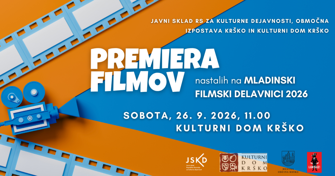 Premiera filmov Mladinske filmske delavnice 2026
