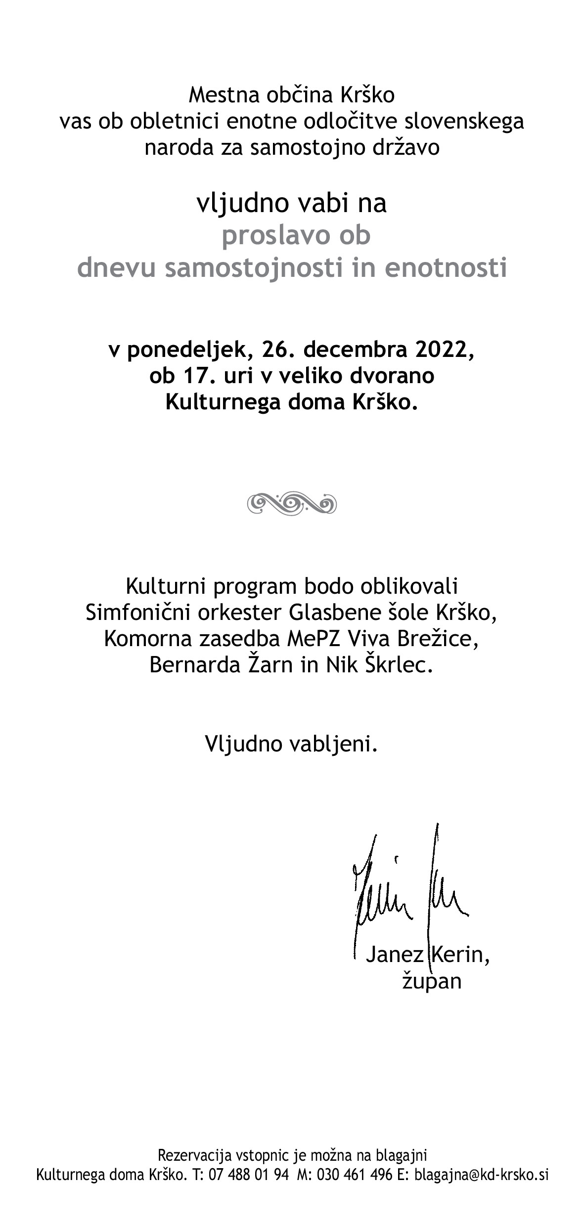 Proslava ob dnevu samostojnosti in enotnosti