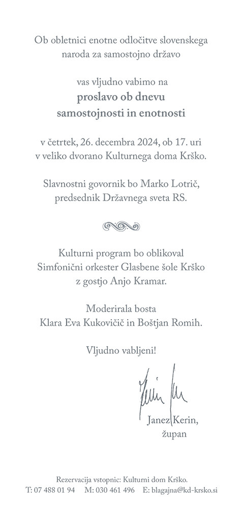 Proslava ob dnevu samostojnosti in enotnosti