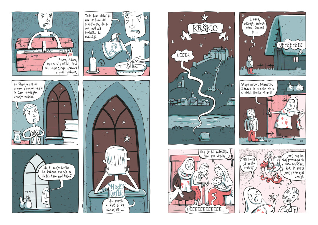 Protestanti v stripu - bralna uprizoritev