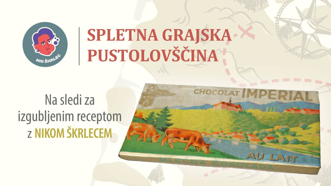 Spletna grajska pustolovščina: Na sledi za izgubljenim receptom z Nikom Škrlecem