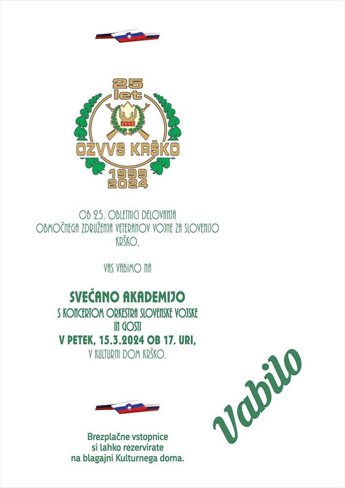Svačana akademija s koncertom orkestra slovenske vojske