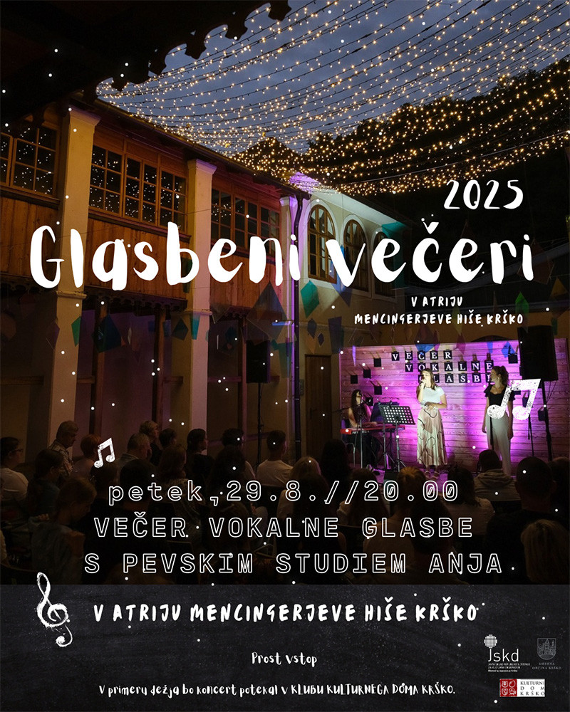 Večer vokalne glasbe s Pevskim studiem Anja