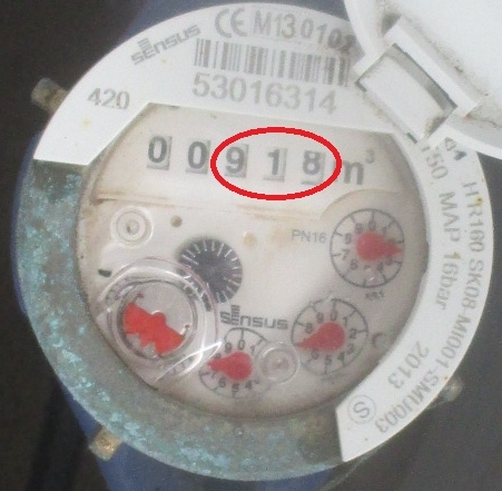 Spremljanje porabe pitne vode