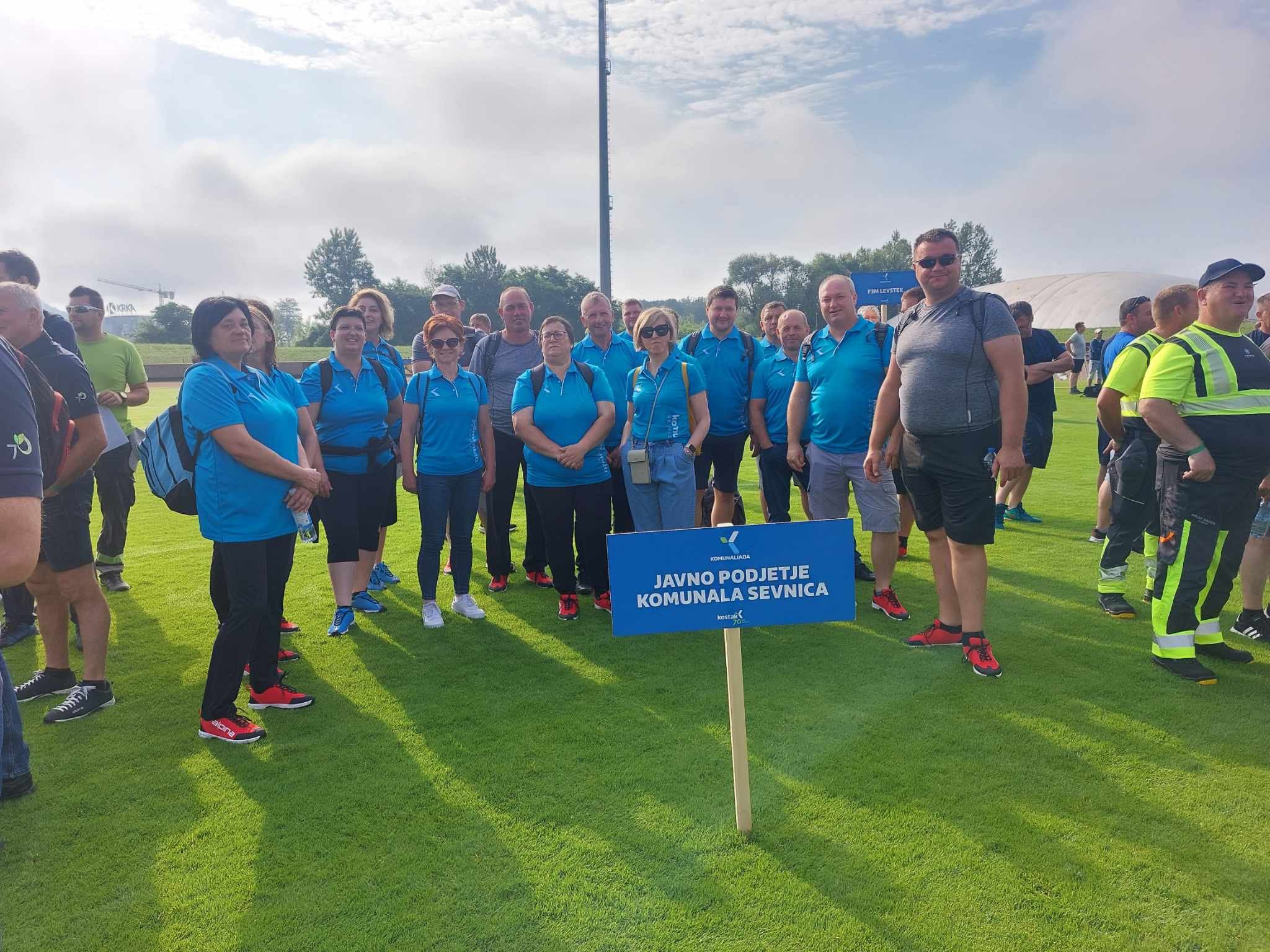Uspešni nastop zaposlenih na komunalnih igrah v Krškem