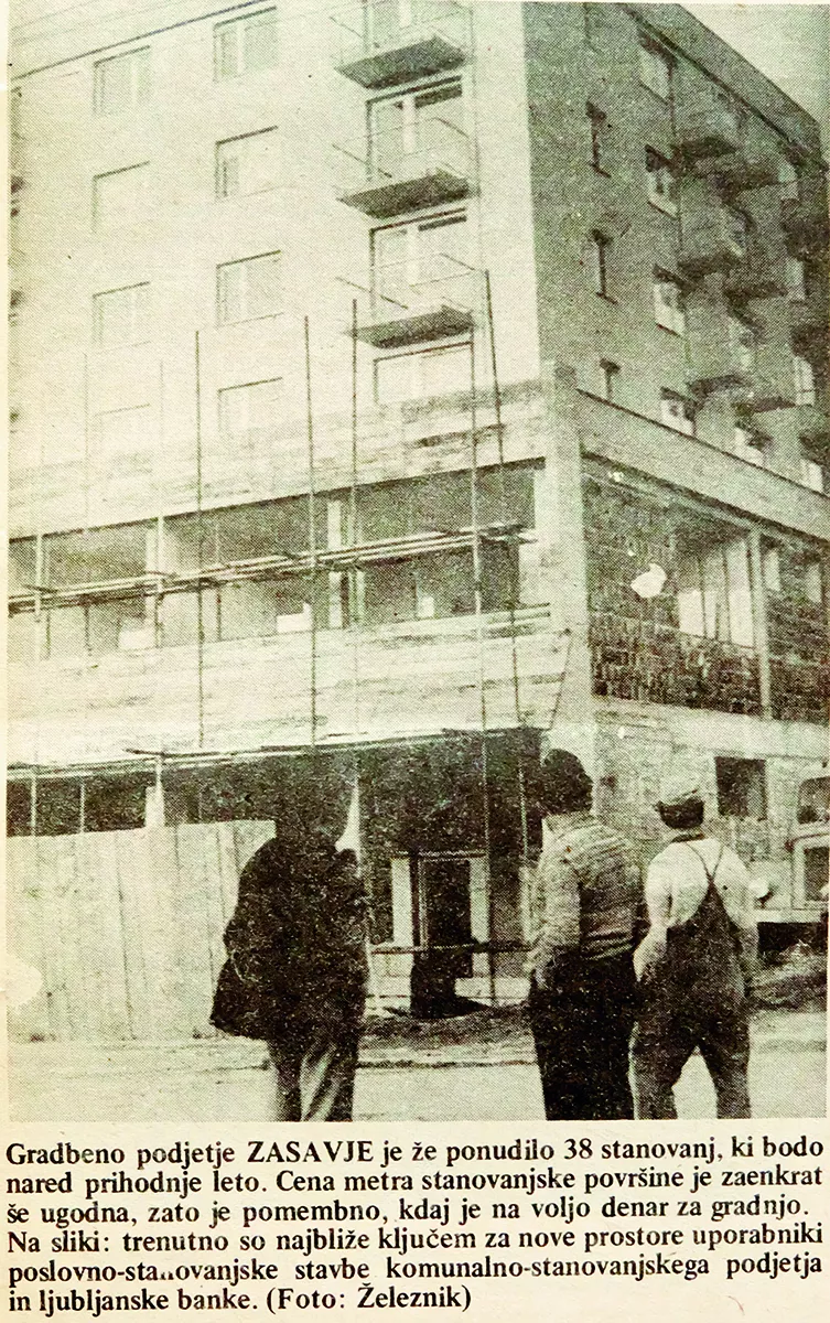 Zgodovina stavbe Komunale