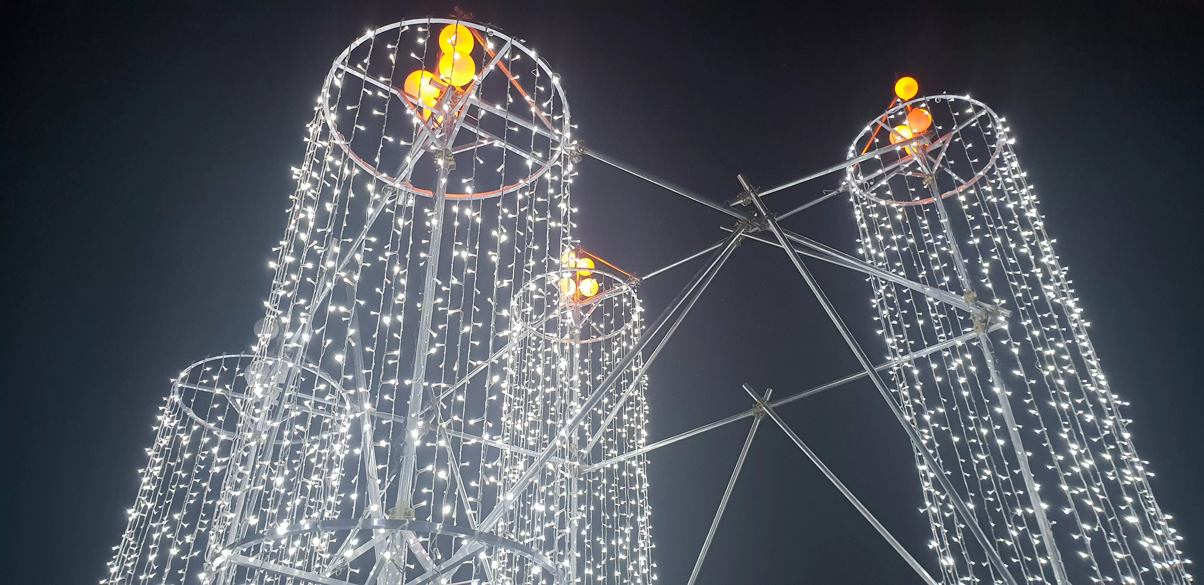 Novoletna okrasitev v Krškem 2018 /2019 - adventni venček