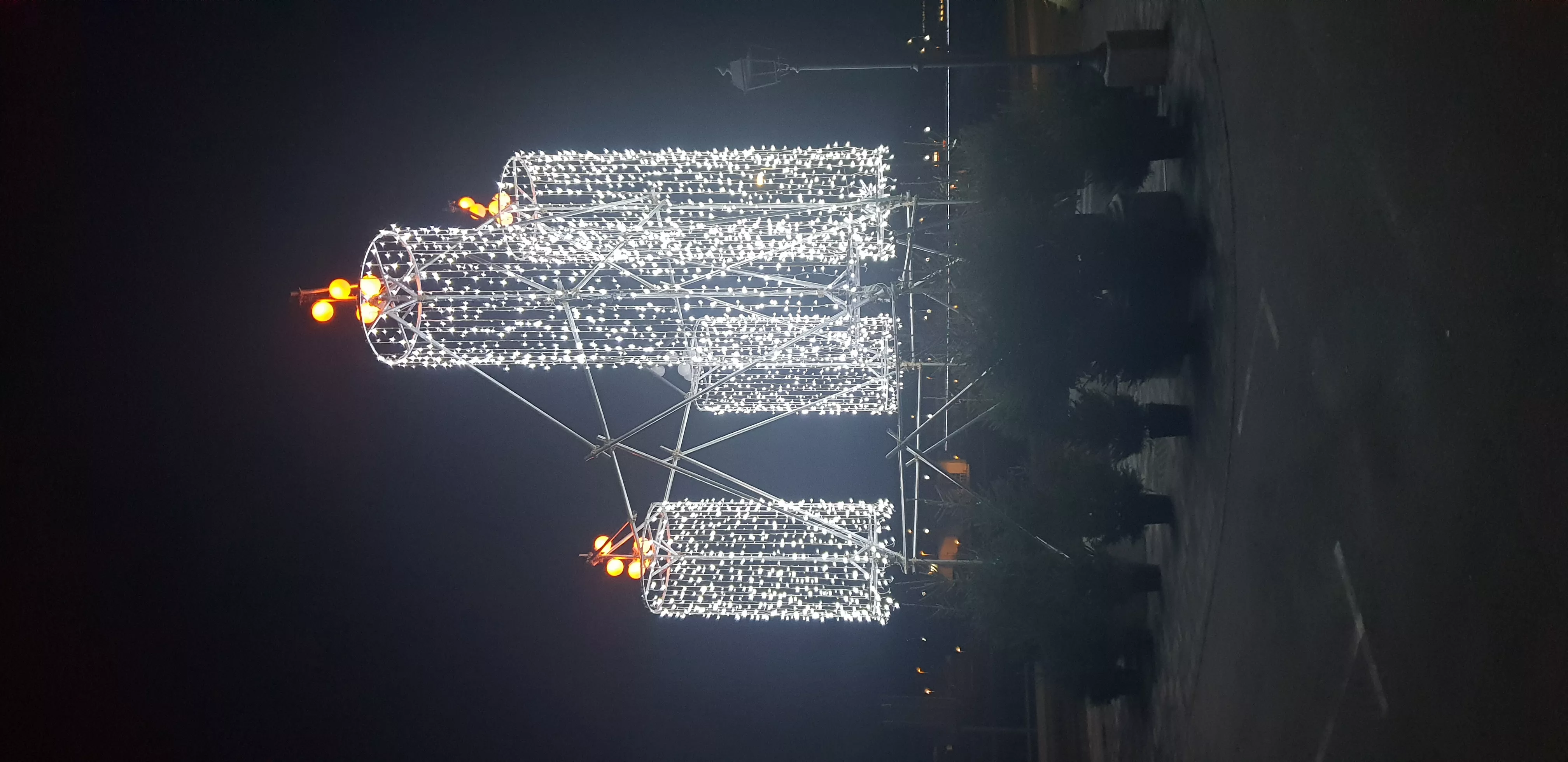 Novoletna okrasitev v Krškem 2018 /2019 - adventni venček