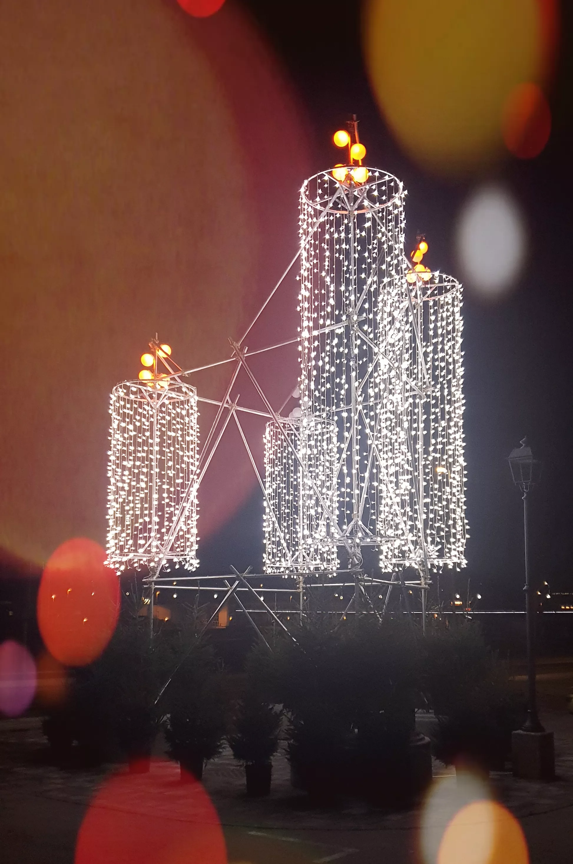 Novoletna okrasitev v Krškem 2018 /2019 - adventni venček