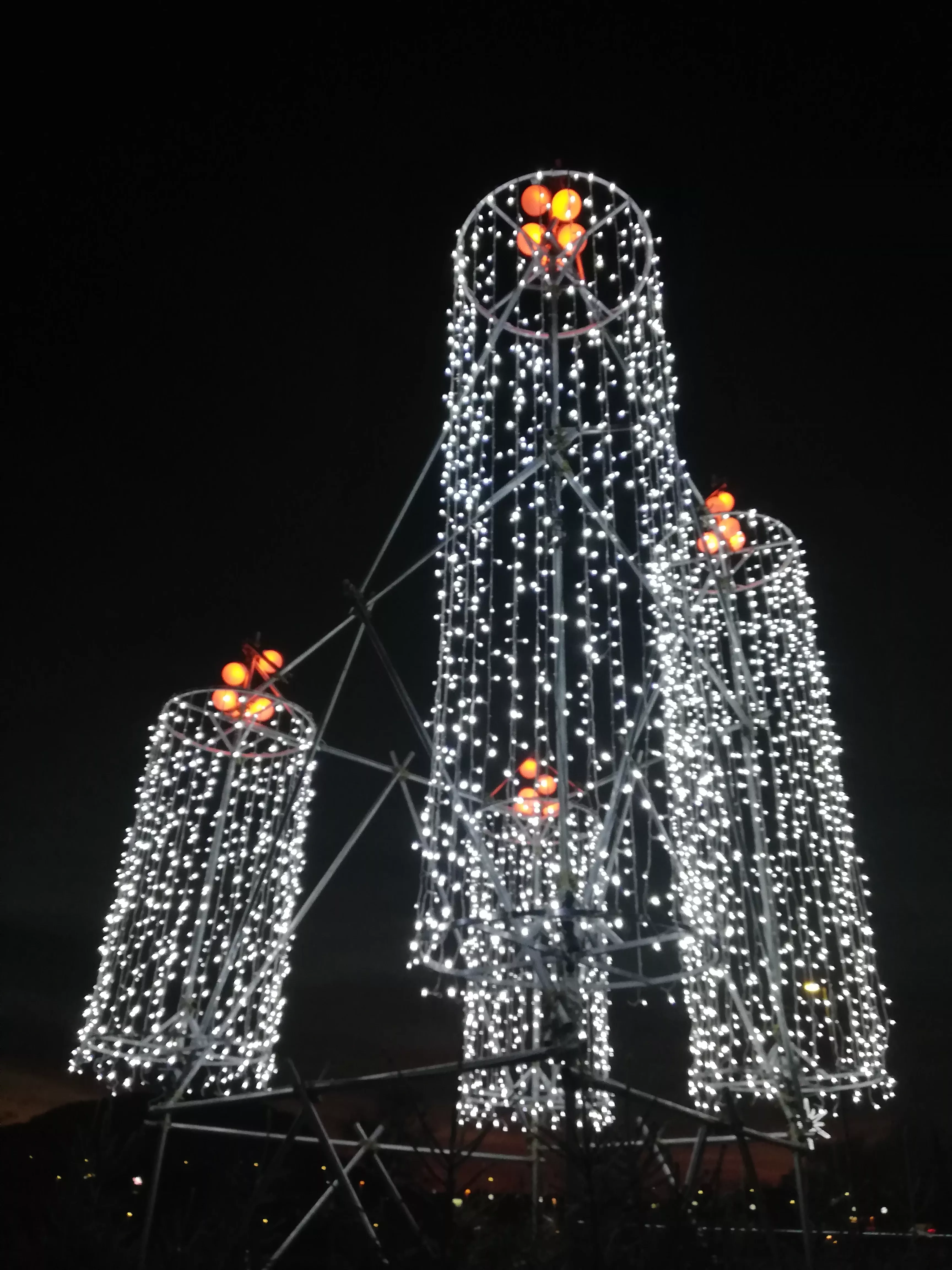 Novoletna okrasitev v Krškem 2018 /2019 - adventni venček