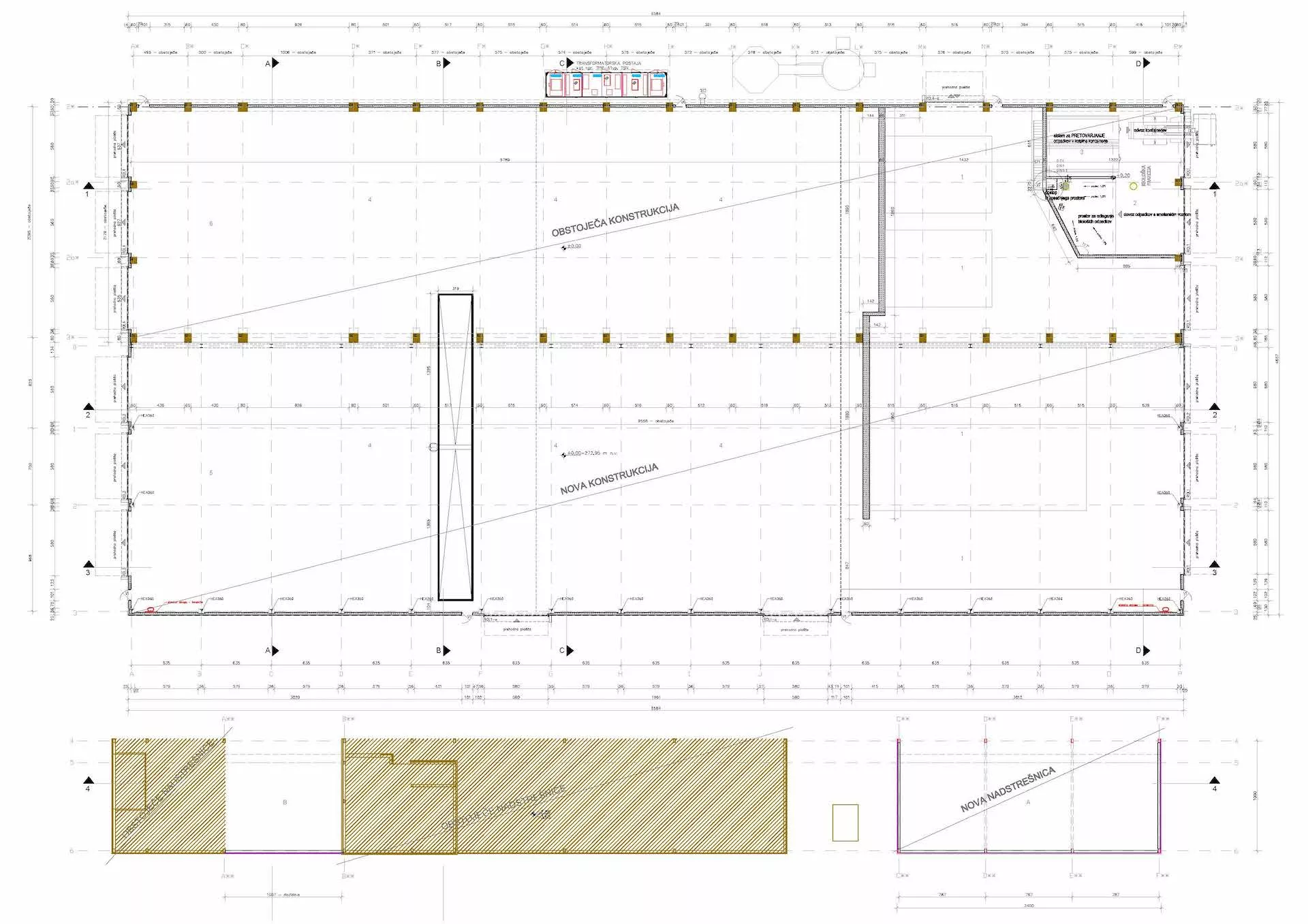 Objekt za predobdelavo mešanih komunalnih odpadkov v Mariboru