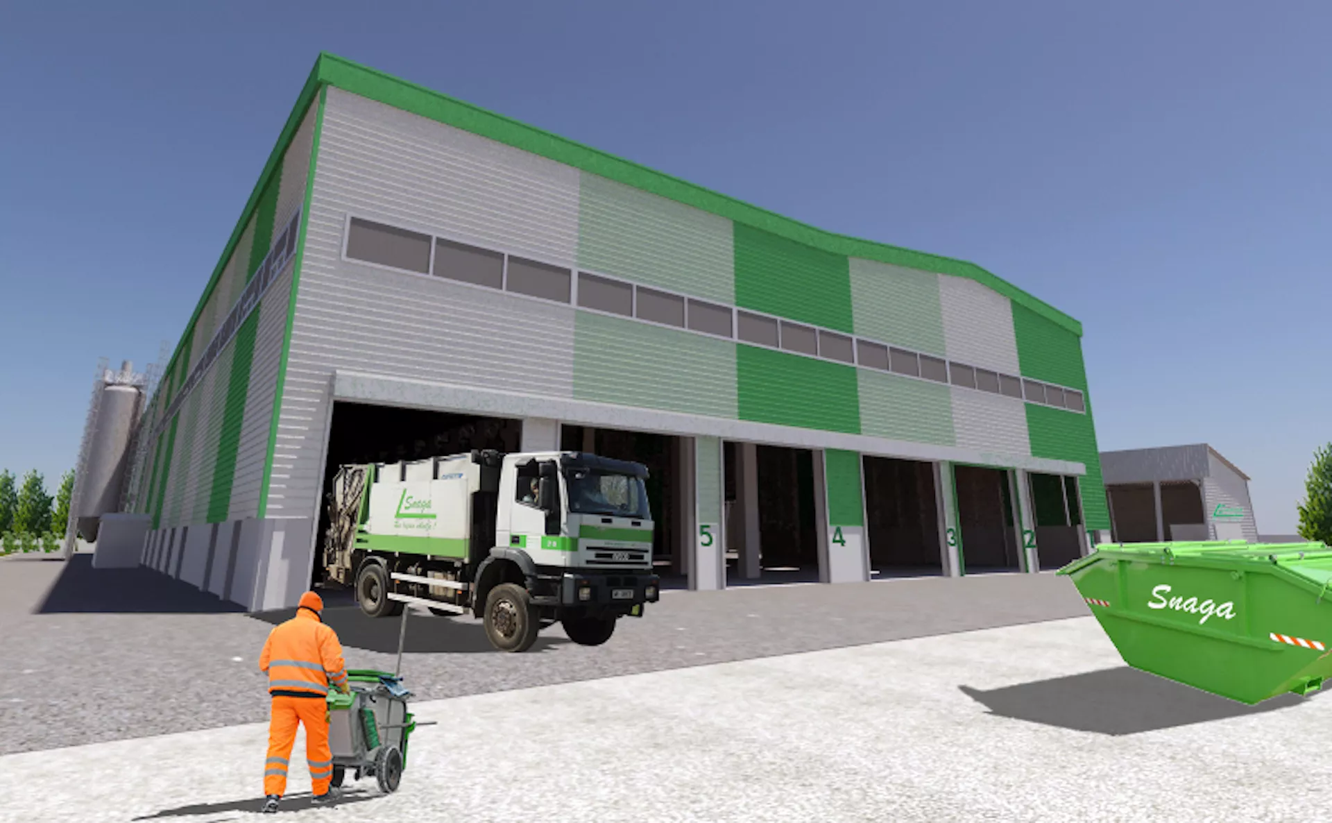 Objekt za predobdelavo mešanih komunalnih odpadkov v Mariboru