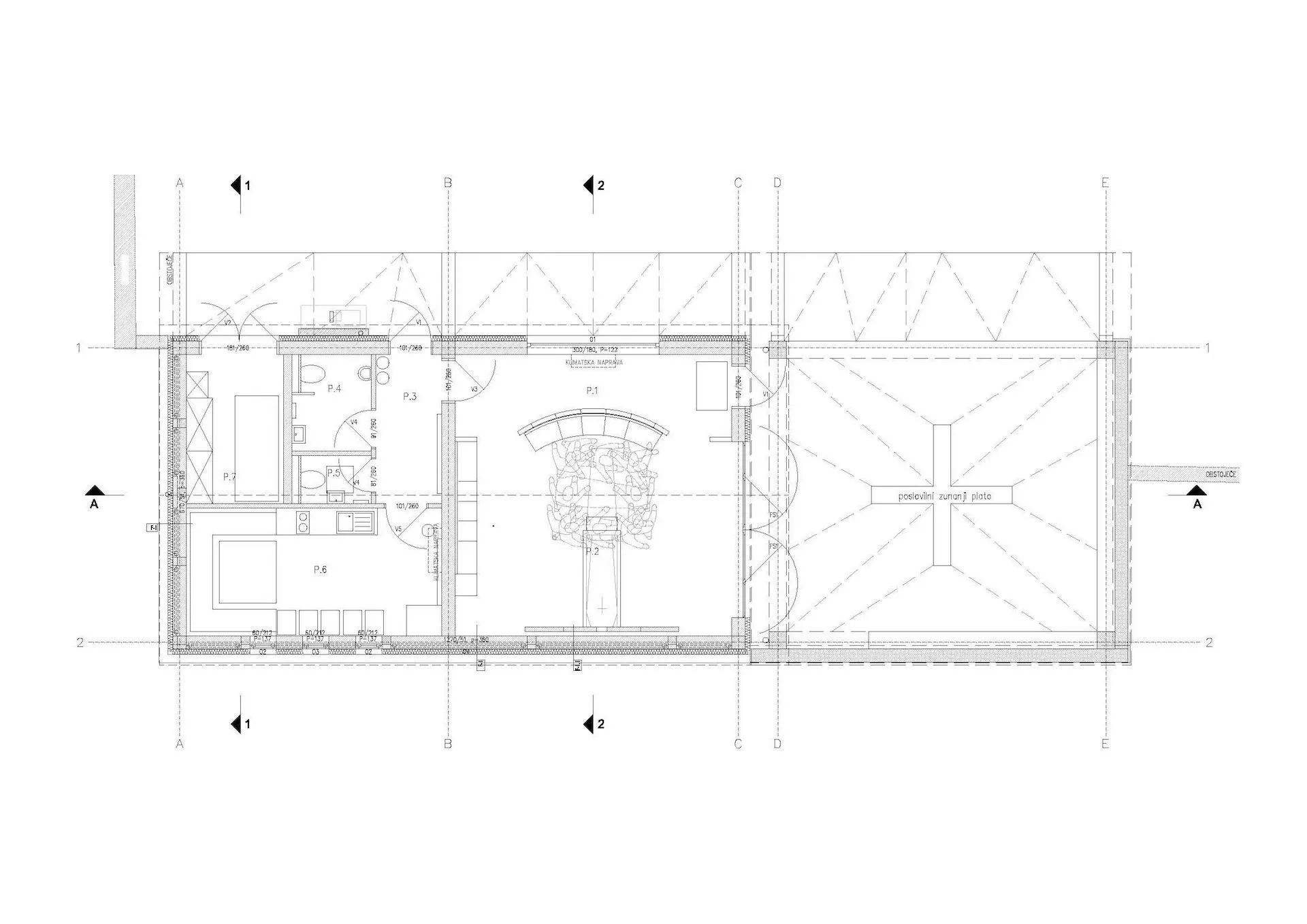 Poslovilni objekt v Šmarjeti, Šmarješke toplice