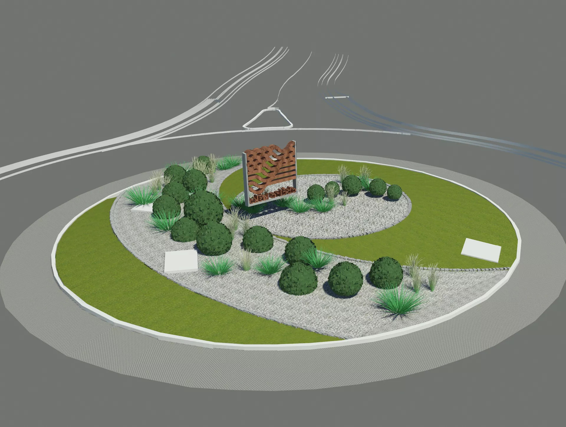 Ureditev krožnega krožišča, HE Krško