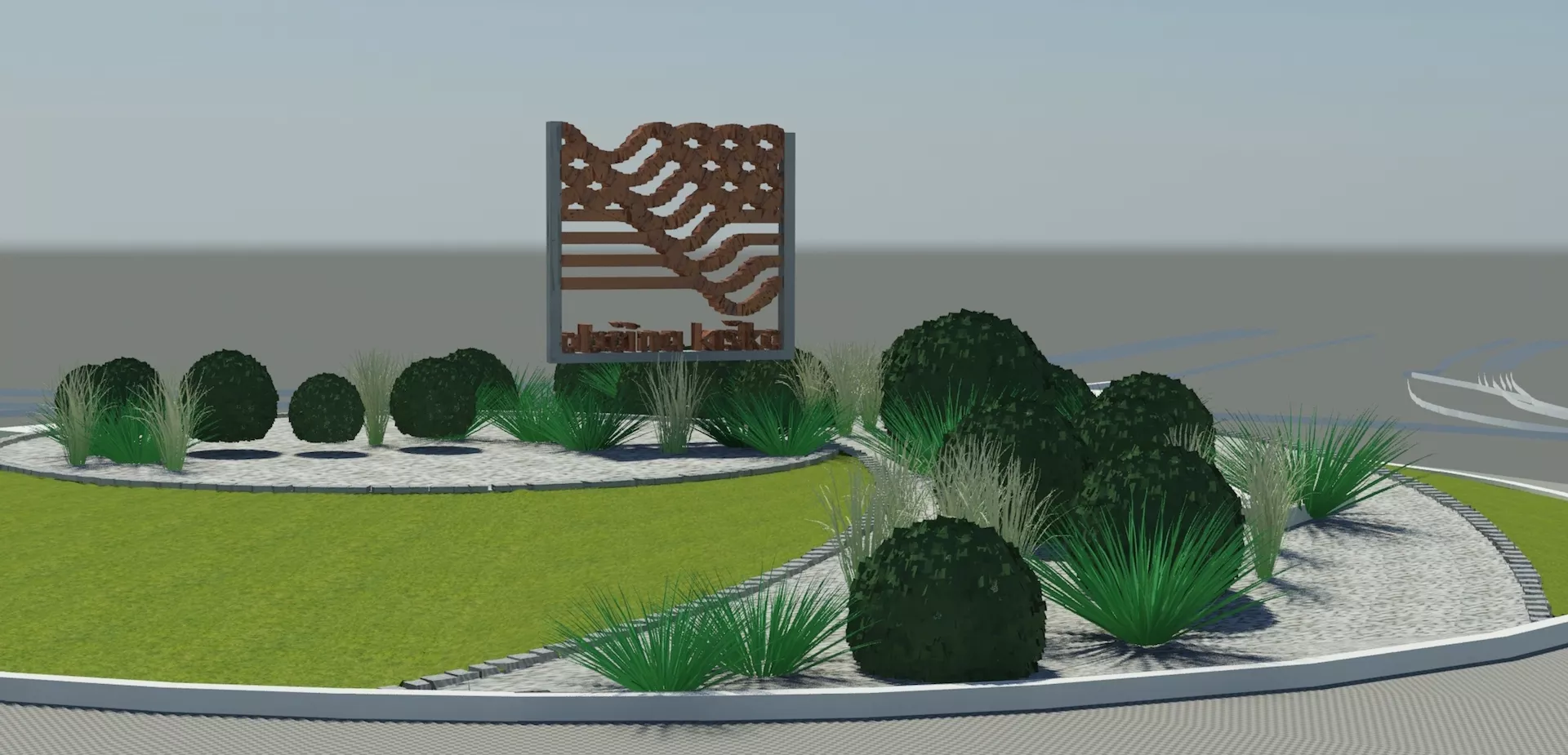 Ureditev krožnega krožišča, HE Krško