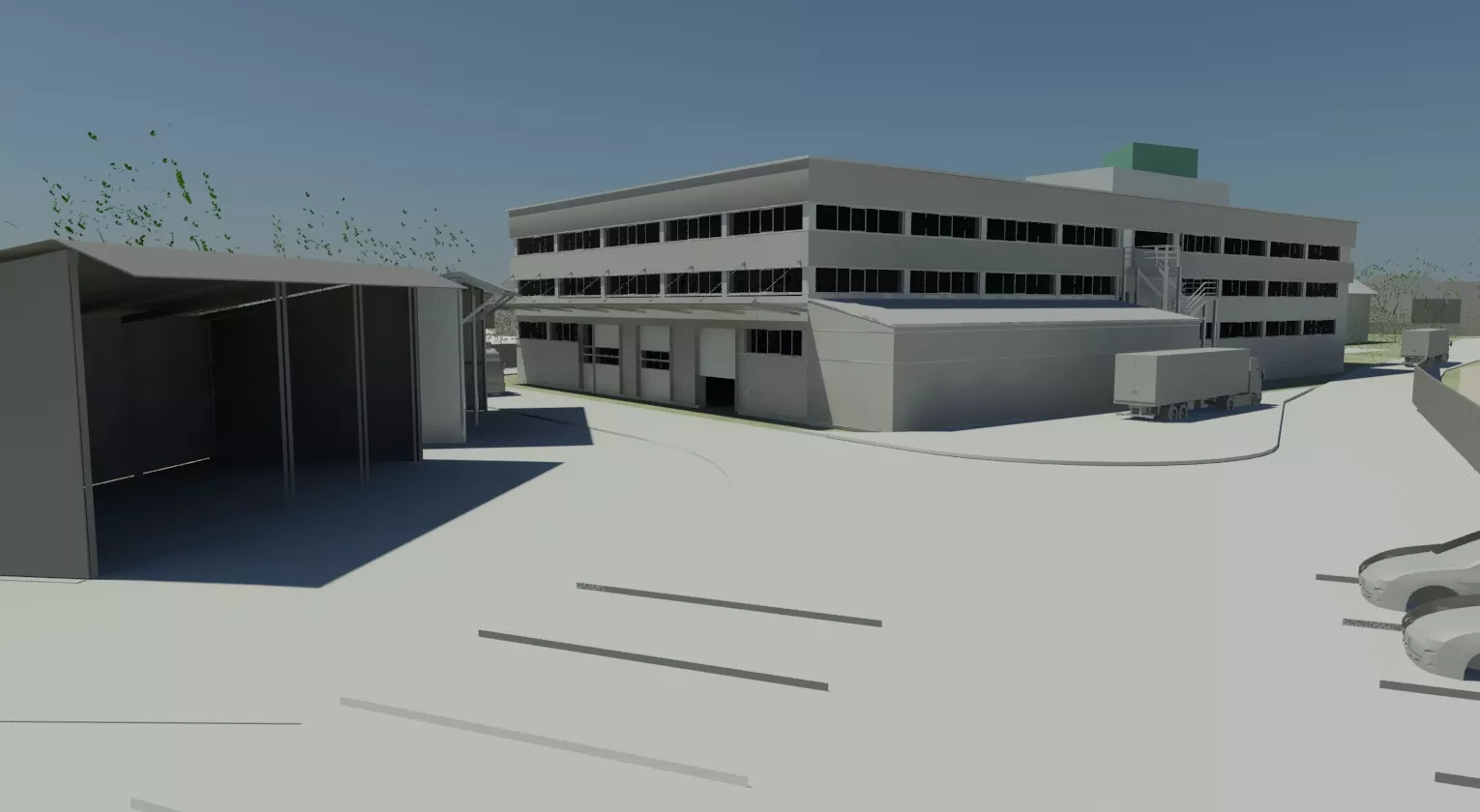 Ureditev širšega območja proizvodnega obrata Afrodita