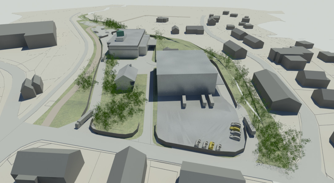 Ureditev širšega območja proizvodnega obrata Afrodita