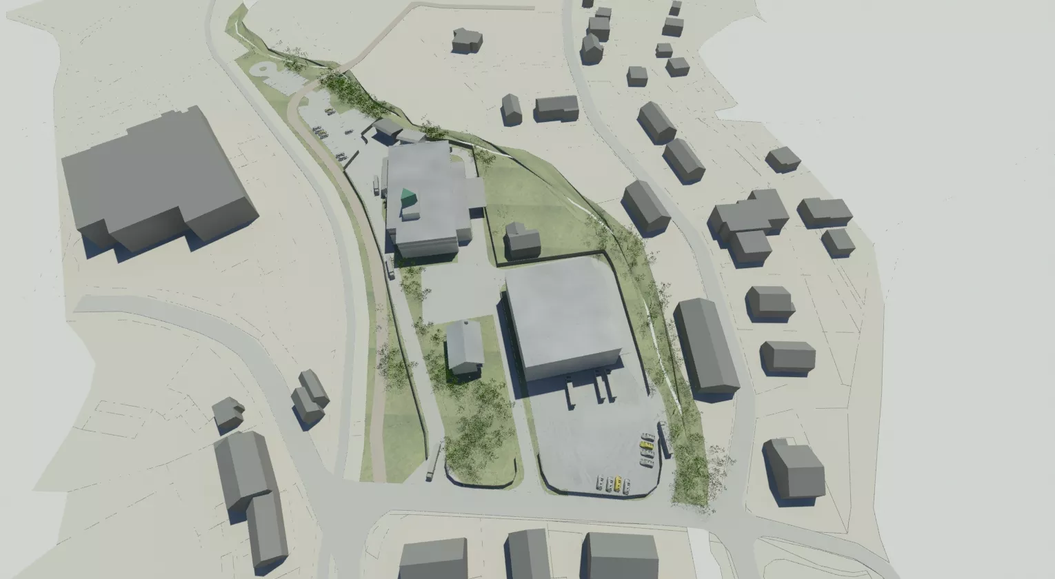 Ureditev širšega območja proizvodnega obrata Afrodita