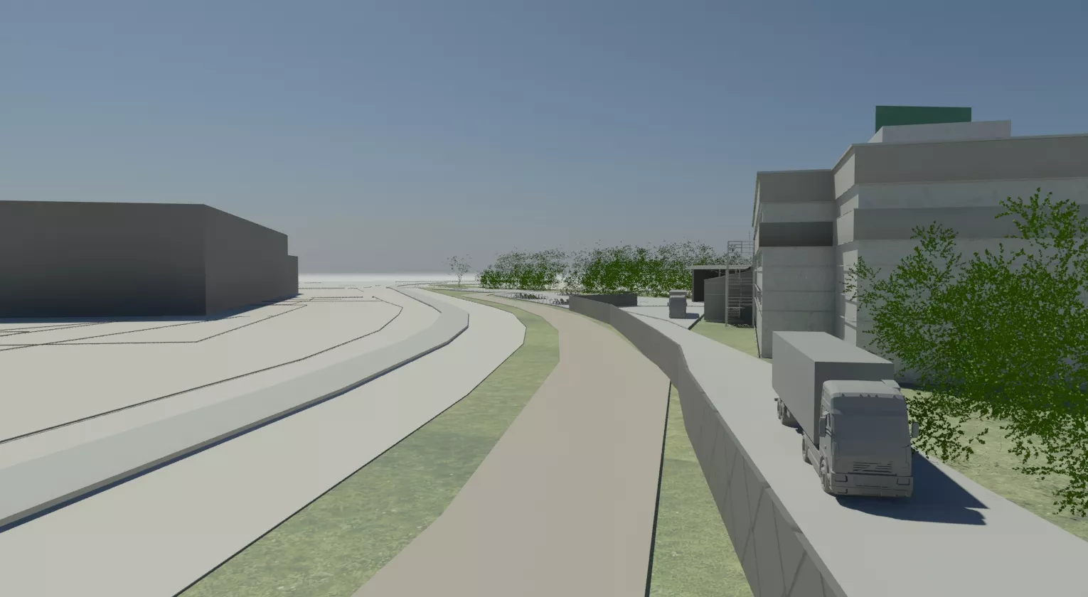 Ureditev širšega območja proizvodnega obrata Afrodita