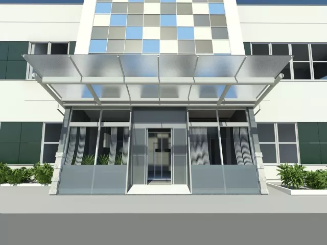 Ureditev vhoda in dozidava požarnih stopnišč, poslovni objekt na CKŽ 135 e