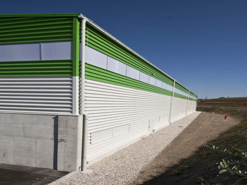 Zbirni center Spodnji Stari Grad – mehanska obdelava odpadkov – sortirna linija